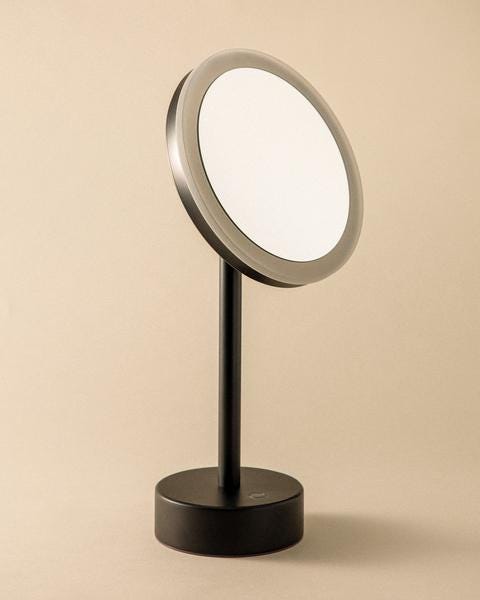 MIROIR GROSSISSANT LED NOIR    WJC292A0087036