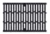 CANIVEAUX - Caniveau multidrain 300 avec grilles montées, sans pente, 1000m