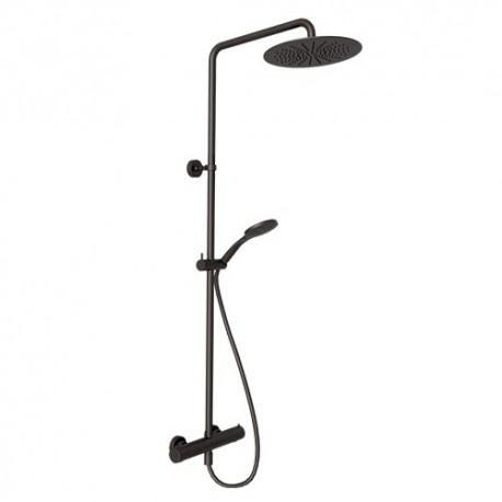 COLONNE THETA CHROME NOIR BROSSE      TV44875 ONDYNA  [TV44875]