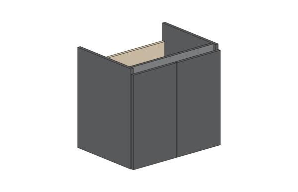 MEUBLE S/PLAN EAZY26 2P 60CM ANTHRAC.  RC0260