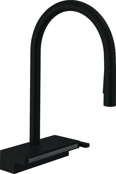 MITIGEUR AQUNO SELECT M81 NOIR MAT.  73831670 HANSGROHE  [73831670]