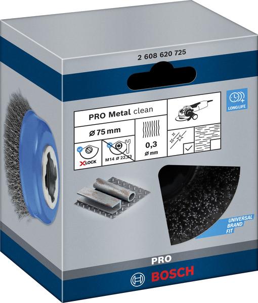 BROSSE BOISSEAU ACIER X-LOCK 75 2608620725 BOSCH ELECTROPORTATIF  [2608620725]