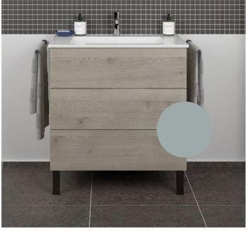 MEUBLE+SPL/V.CERAM.3T.UPCITY 100 BLEU AZU.MAT