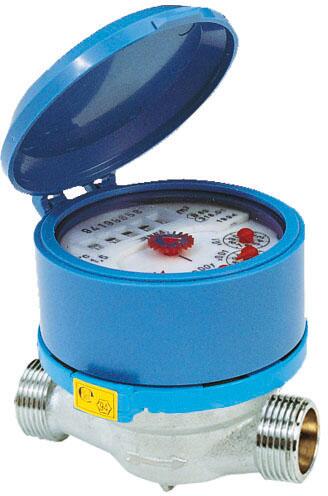 COMPTEUR D'EAU - Divisionnaire MM - Compteur de vitesse à turbine à jet unique - Cadran sec orientable