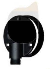 APPLIQUE OSLO - A visser pour raccordement cuivre M 1/2"