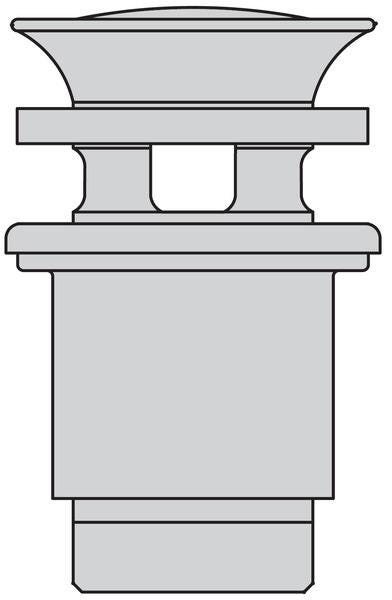 BONDE A ECOULEMENT LIBRE         JD E78315-CP JACOB DELAFON KOHLER  [E78315-CP]