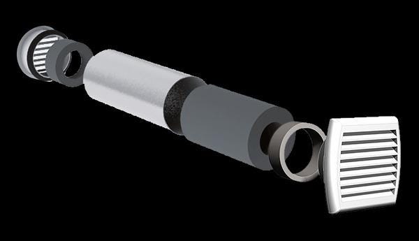 ENTREE D'AIR ACOUST.AUTO.SC125R22 -KIT 890009 S&P FRANCE SOLER & PALAU  [890009]
