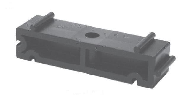 SUPPORTAGE POUR TUBE THERMOPLASTIQUE - Bloc à relever de 20mm en PP noir