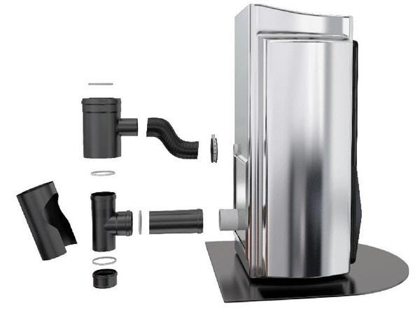 CONDUIT BIOTEN INOX 316 / ACIER - SPECIAL POELE A PELLETS - Kits