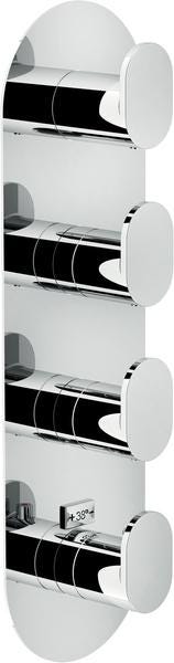 FACADE THERM.3 SORTIES UP       CHR UP94103CR NOBILI RUBINETTERIE  [UP94103CR]