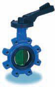 ROBINET A PAPILLON A OREILLES TARAUDEES - SYLAX - EPDM - Raccordement PN 10/16 - Corps en fonte FGL