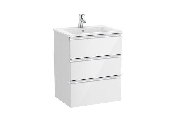 MEUBLE THE GAP UNIK 3T 60CM BLC BR A851484806 ROCA SANITAIRE  [A851484806]