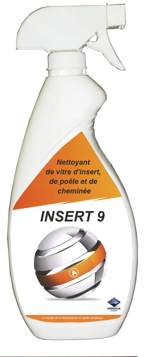 INSERT 9 - Nettoyant d'insert et d'âtre de cheminée bois