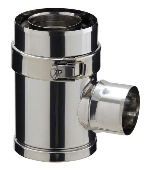 PGI POUR POELE A PELLETS ET FOYER GAZ ETANCHE - Raccordement