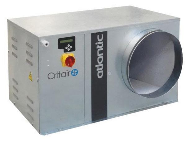 CAISSON D'EXTRACTION SIMPLE FLUX - Critair BC - Pour application résidentielle et petit tertiaire