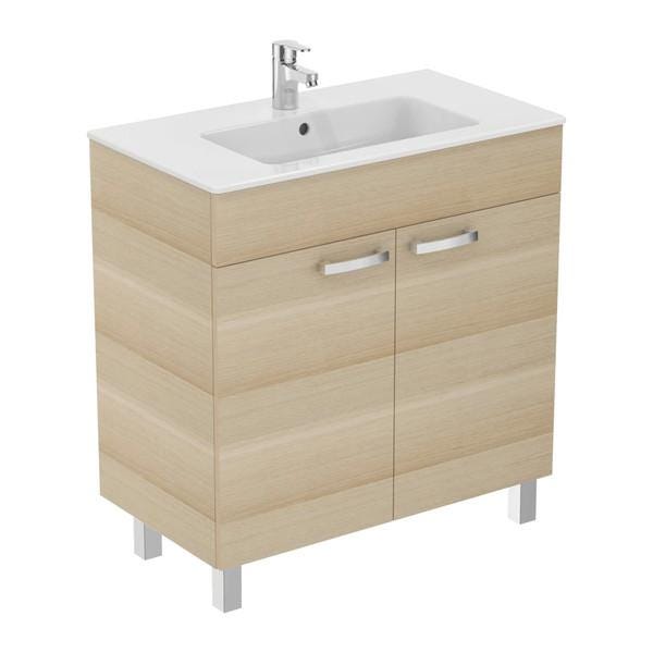 MEUBLE TEMPO 80 2PORTES BOIS CLAIR    E3241OS IDEAL STANDARD FRANCE  [E3241OS]