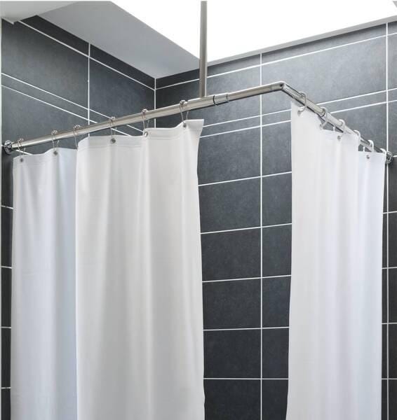 RIDEAU DCHE PVC BLANC 200X150CM  PRESTO 60590 PRESTO LES ROBINETS  [60590] 