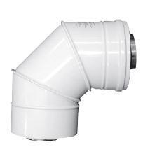 CONDUIT CONDENSATION VENTOUSE - Système concentrique Inox/Galva - Chaudière ventouse gaz/fioul
