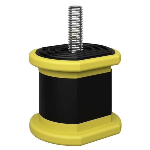 AMORTISSEUR ANTI-VIBR.X4 JAUNE 200KG    B3372 ASPEN PUMPS FRANCE