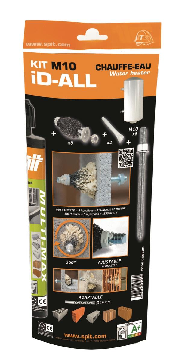 SCELLEMENT CHIMIQUE - iD-ALL système de scellement pour matériaux creux - Résine de scellement