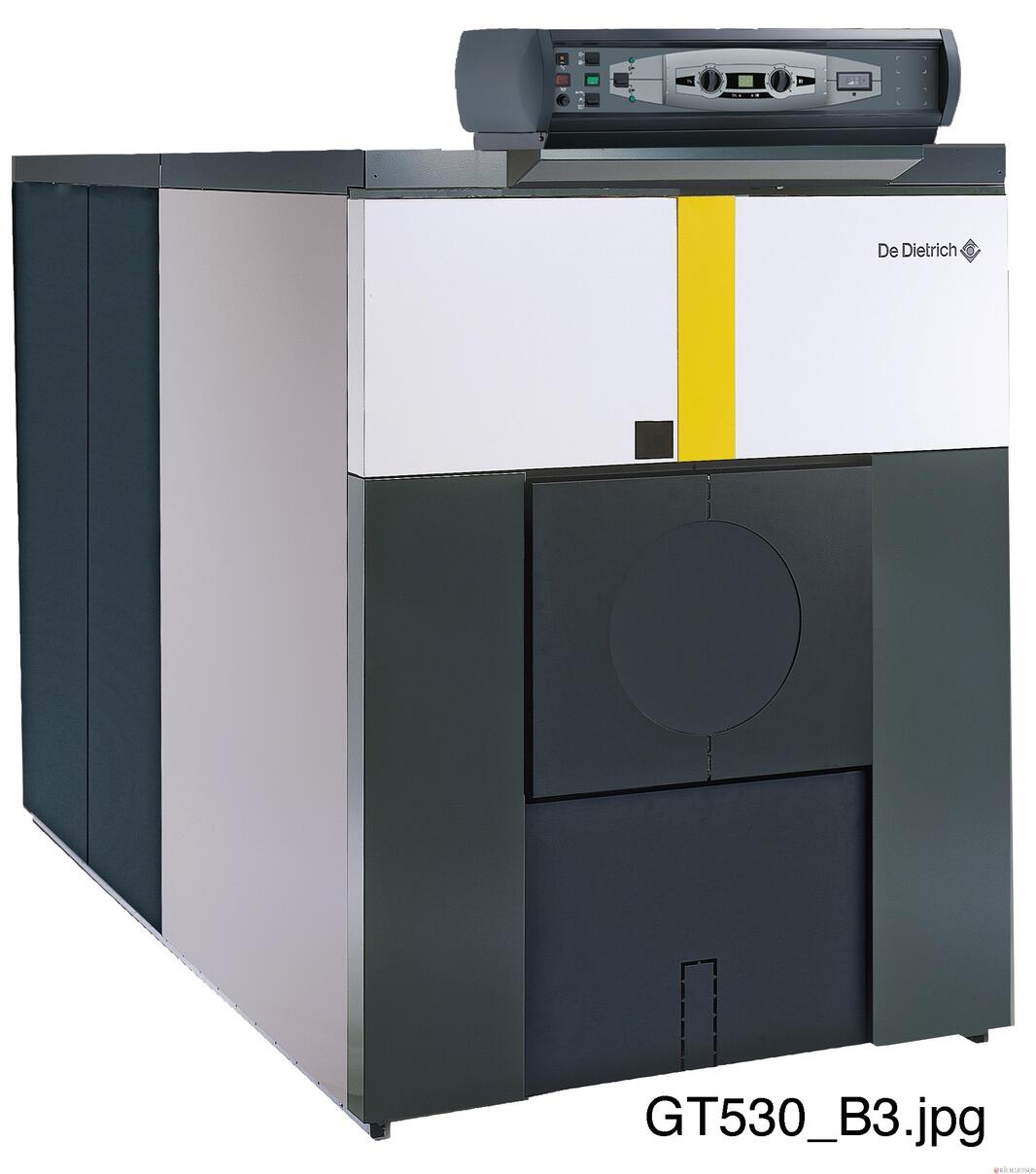GT 430 - GT 530 - CHAUDIERE FONTE A EQUIPER D'UN BRULEUR FIOUL/GAZ - 310/1450 KW - Chaudière GT 530- Cheminée - pour chauffage seul - non assemblées - 406/928 kw