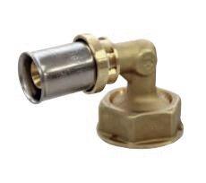 COUDE MULTICOUCHE F A SERTIR AVEC ECROU PRISONNIER - RM130PY