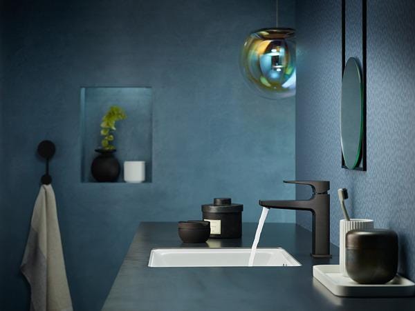 MITIGEUR LAV110 POIG.MAN.METROP NOIR 32507340 HANSGROHE  [32507340]