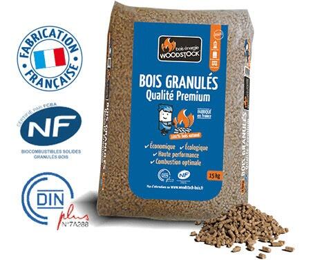BOIS GRANULES - Granulés de bois - Pour chaudière, insert et poêle à granulés
