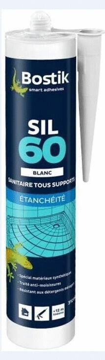 MASTIC - Étanchéité - SIL 60 sanitaire