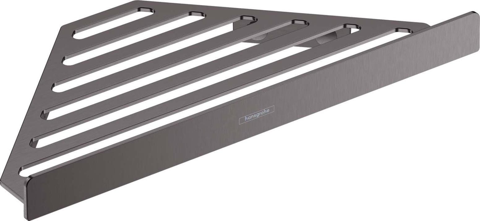 TABLETTE ANG. ADDSTORIS NOIR CHR/BR. 41741340 HANSGROHE  [41741340] 