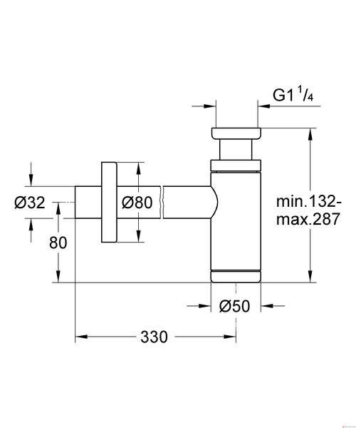 SIPHON POUR VASQUE