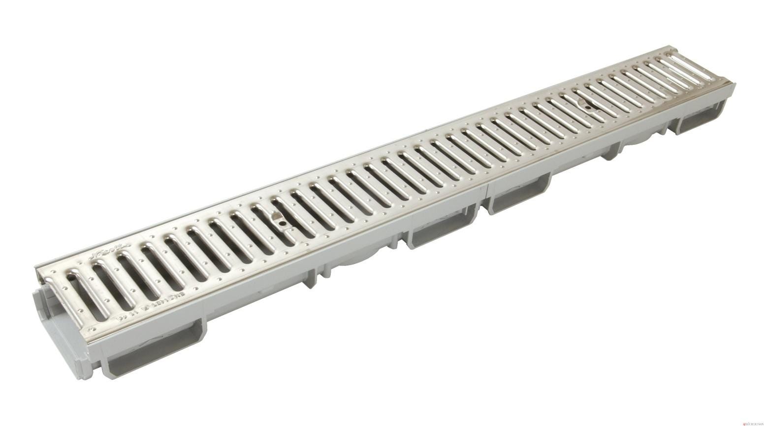 CANIVEAU BAS+GRIL.INOX PASS.  100X13 CAB10API NICOLL  [CAB10API] 