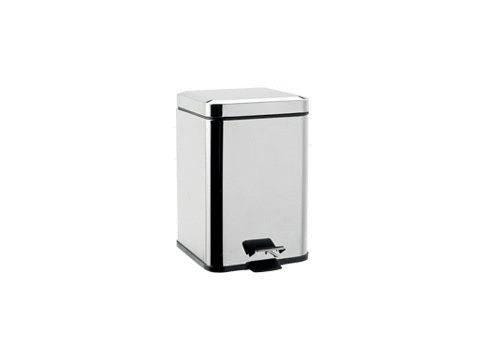 POUBELLE AV.COUV.HOTELLERIE 6L INOX  AV402BAL INDA  [AV402BAL]