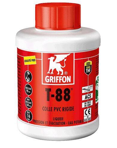 T-88 - Colle PVC liquide à prise rapide - Sans THF
