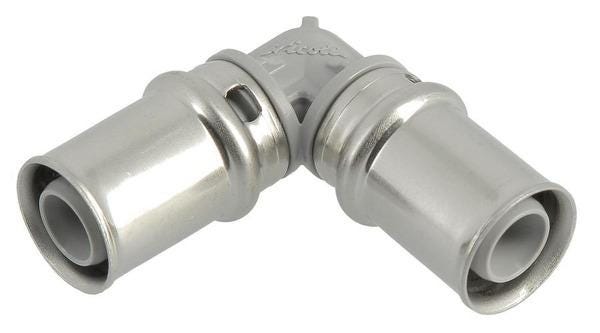 COUDE MULTICOUCHE FLUXO®-P - FF - 90° - PPSU