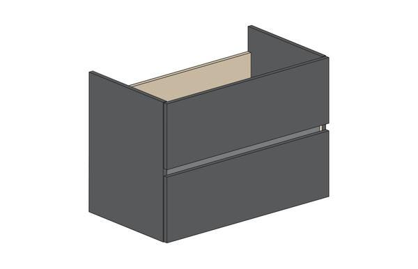 MEUBLE S/PLAN EAZY26 2T 80CM ANTHRAC.  RC0265