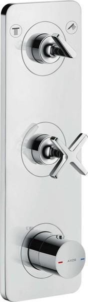 AXOR CITTERIO E - Set de finition avec plaque pour thermostatique encastré