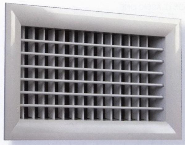GRILLE DE SOUFFLAGE - Double déflexion