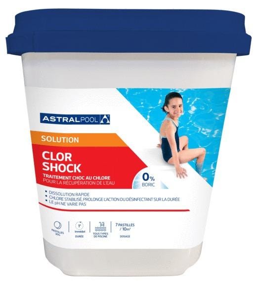 CHLORE CHOC 5KG 30G 0% BORIC ASTRAL  A25005SB