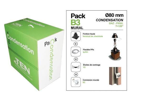 PACK CONDENSATION POUR CHAUDIERES MURALES - B3