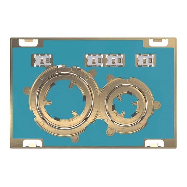PLAQUE GEBERIT SIGMA21 LAITON    115.652.00.1 GEBERIT  [115.652.00.1]