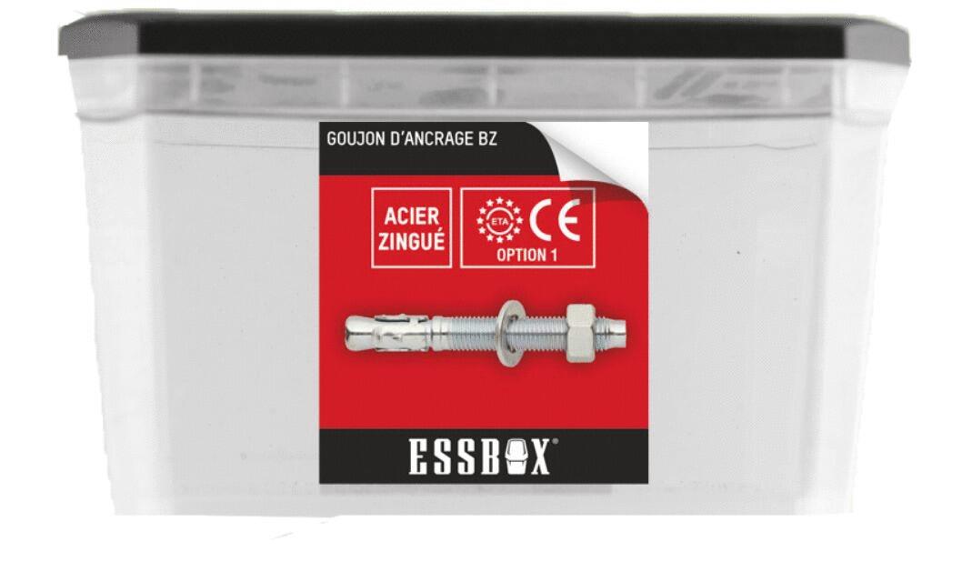 GOUJON D'ANCRAGE - Acier zingué - ATE option 7 ESSBOX