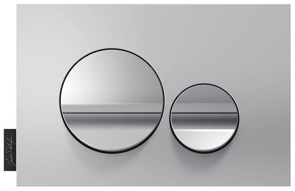PLAQUE DE CDE 23,5X15,6 2TCHES  E20859-CP-MTC JACOB DELAFON KOHLER  [E20859-CP-MTC]