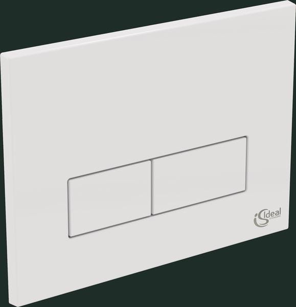 PLAQUE DE CDE RECTANG.3/6L BLC IS     W3708AC IDEAL STANDARD FRANCE  [W3708AC]