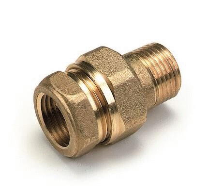 RACCORD ET TE DE REGLAGE - 3108U - Raccords unions - Droit mâle-femelle