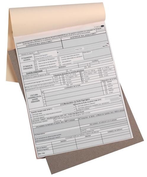 CARNET CERFA 15497-03 CLIM 50 FEUIL. PRO25022 CBM LE HAILLAN
