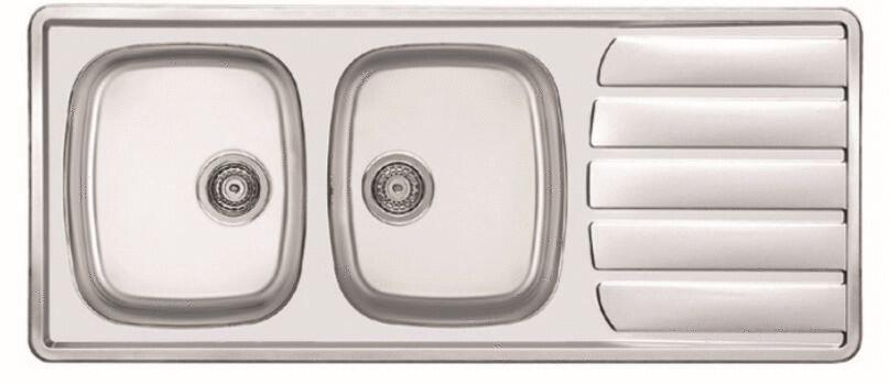 EVIER A ENCASTRER REVERSIBLE - ZOOM - Inox 18/10