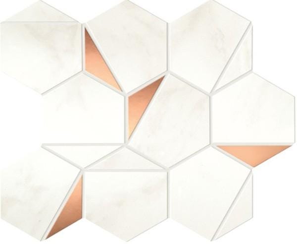 CAR. MARVEL CALACATTA DELICATO GOLD HEX  A4WT