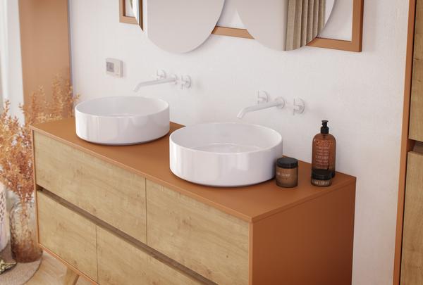 MEUBLE COTES LAQUE/FACADE MELAMINE 140 885370
