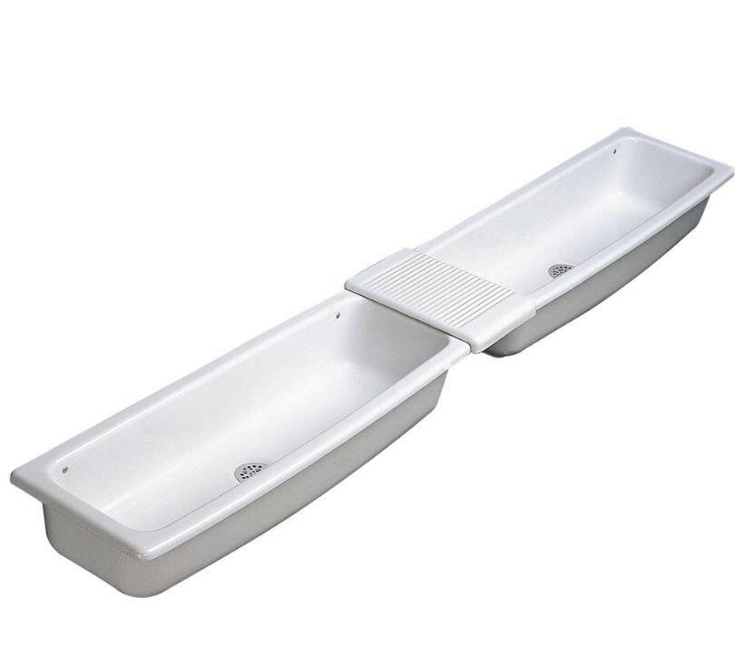 AUGE - Lavabo et Couvre-joint porte-savon